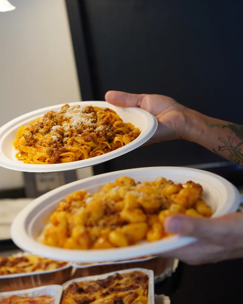 Pranzo veloce con primi di pasta fresca sul posto da Butta Giù Riccione